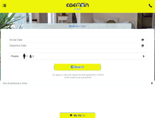 Tablet Screenshot of cocoonrome.com